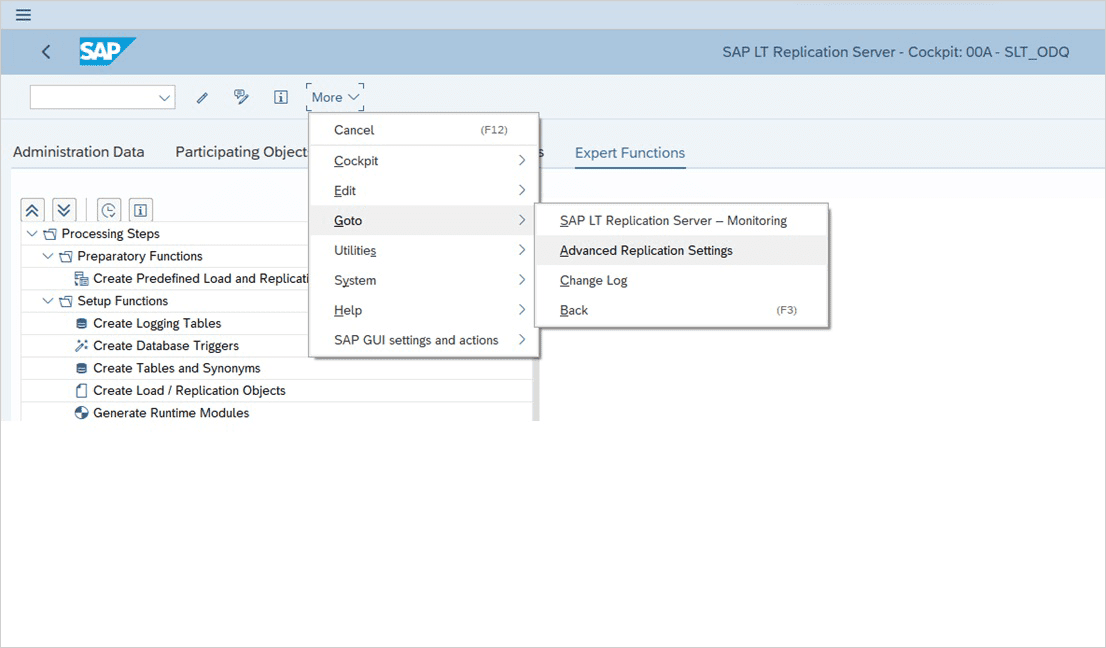 sap slt rule assignment include